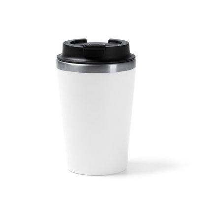 Vaso doble pared con dosificador Blanco
