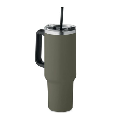 Vaso de doble pared inox 1200 ml Verde Oscuro