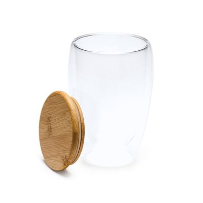 Vaso de doble pared con tapa