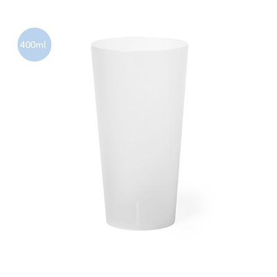 Vaso Eco-Reutilizable Frosted 400ml