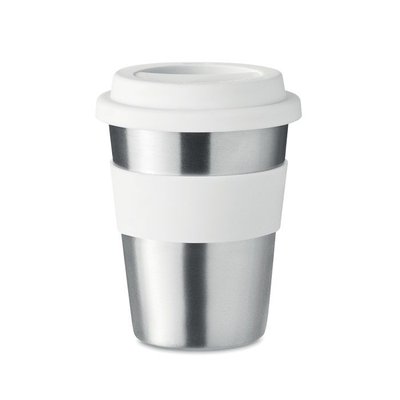 Vaso Inox con Tapa Silicona 350ml