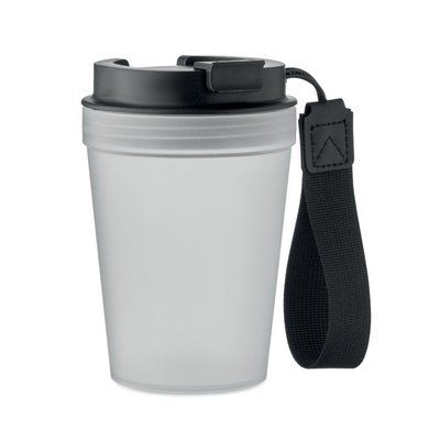 Vaso de pared simple 300 ml Blanco Transparente