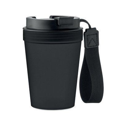 Vaso de pared simple 300 ml Negro