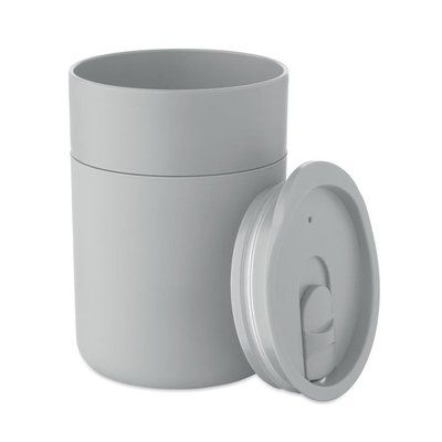 Vaso de PP 330ml con tapa