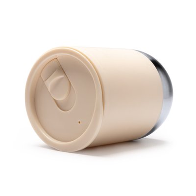 Vaso de PP reciclado doble pared y base acero