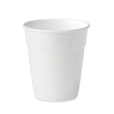 Vaso PP Reutilizable 350ml Blanco