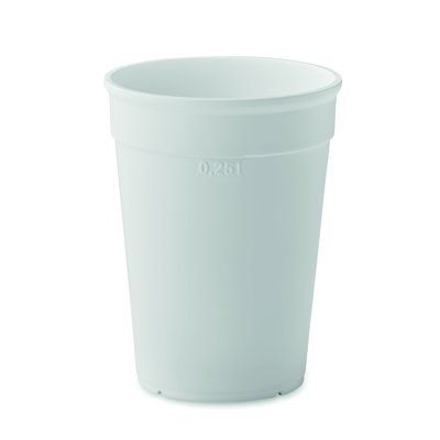 Vaso Reutilizable 300 ml Blanco