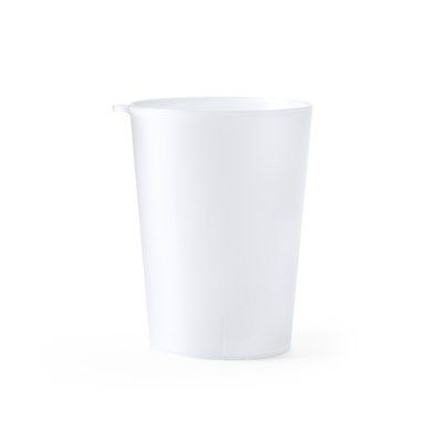 Vaso reutilizable de 500ml con argolla Transparente