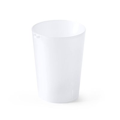 Vaso reutilizable de 500ml con argolla