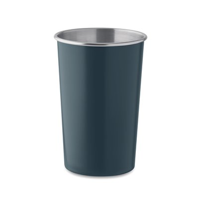 Vaso Reutilizable Acero 350ml Azul Marino