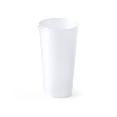 Vaso reutilizable flexible 400ml con argolla