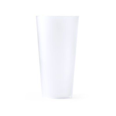 Vaso reutilizable y flexible de 400ml Transparente Talla Única Adulto