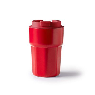 Vaso térmico de 350 ml de acero inoxidable Rojo