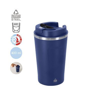 Vaso térmico 400 ml con tapa de seguridad