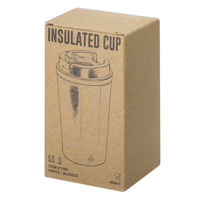 Vaso térmico 400 ml con tapa de seguridad