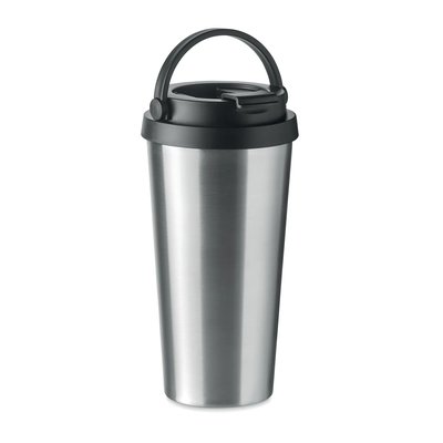 Vaso Térmico 500ml con Asa Plata