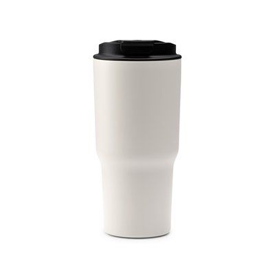Vaso térmico 600 ml con tapa de seguridad Blanco Vintage
