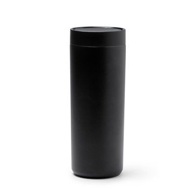 Vaso térmico de acero con doble pared Negro TALLA ÚNICA ADULTO