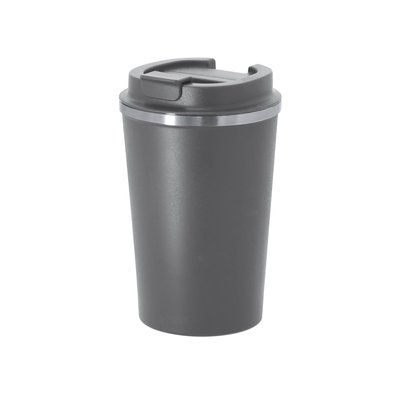 Vaso Térmico Acero Inox con Tapa Gri