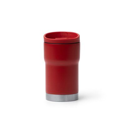 Vaso térmico de acero inoxidable con dosificador Rojo