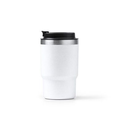 Vaso térmico de acero inoxidable reciclado Blanco