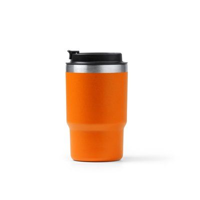 Vaso térmico de acero inoxidable reciclado Naranja