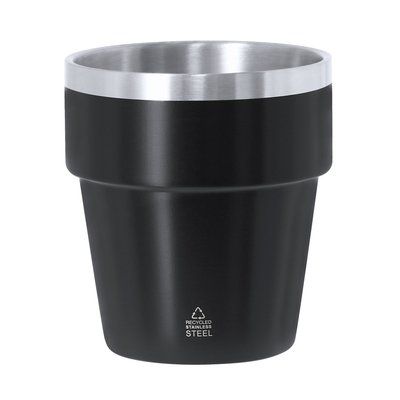 Vaso térmico acero reciclado 250 ml Neg