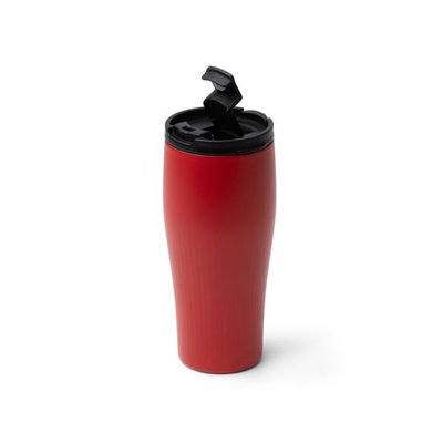 Vaso térmico de acero reciclado con tapa abatible