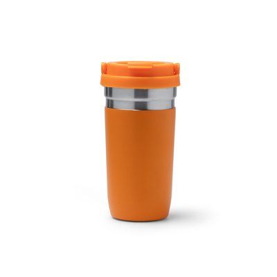 Vaso térmico con asa de 550ml Naranja