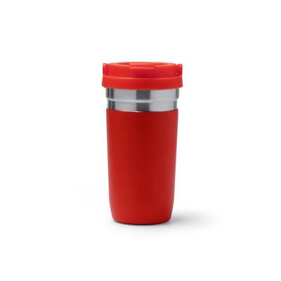 Vaso térmico con asa de 550ml Rojo