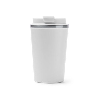 Vaso térmico con rosca antifugas Blanco