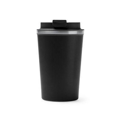 Vaso térmico con rosca antifugas Negro