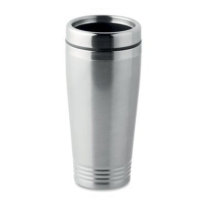 Vaso Térmico de Viaje 400ml Plata Mate
