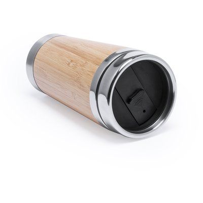 Vaso termo de bambú y acero inox. (500 ml)