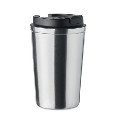 Vaso Termo Inox de Viaje 350ml Plata Mate