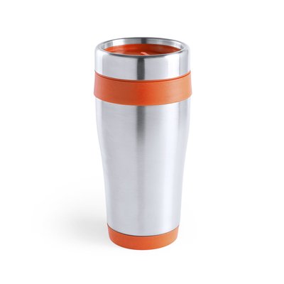Vaso termo personalizado de acero inox. brillante (450 ml) Nara
