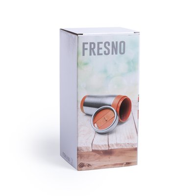 Vaso termo personalizado de acero inox. brillante (450 ml)