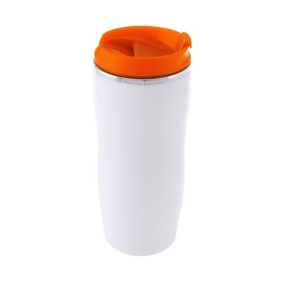 Vaso termo personalizado de acero inox. con tapa (400 ml) Nara