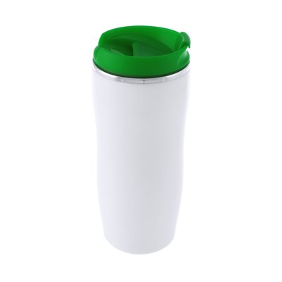 Vaso termo personalizado de acero inox. con tapa (400 ml) Ver