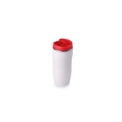 Vaso termo personalizado de acero inox. con tapa (400 ml)