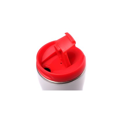 Vaso termo personalizado de acero inox. con tapa (400 ml)