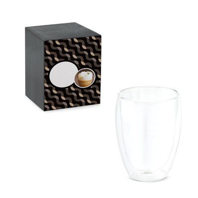 Vaso de vidrio de doble pared 350ml