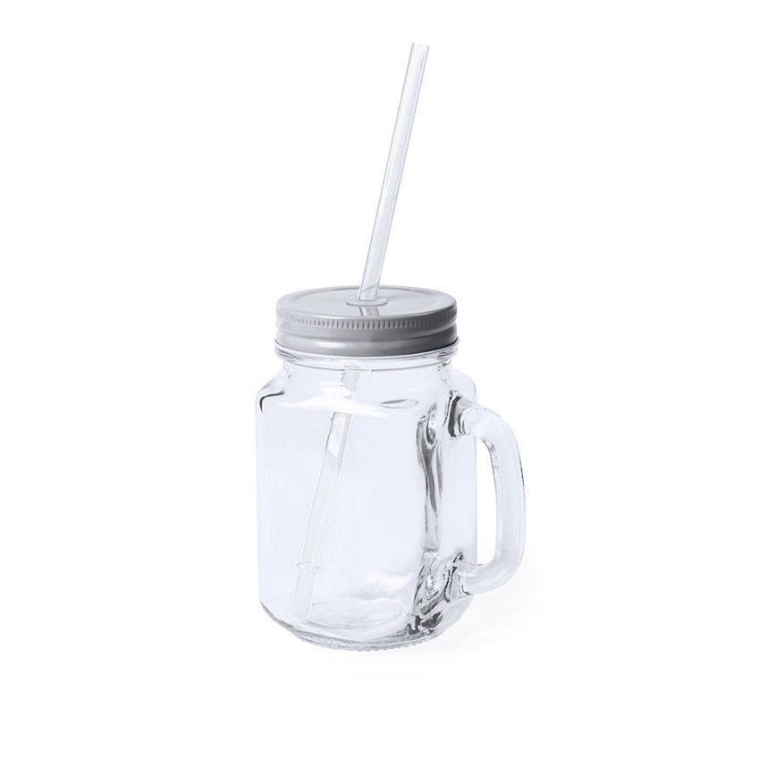 Vaso de cristal para smoothies con pajita 500 ml - Kilner