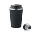 Vaso Antifugas 350ml Negro
