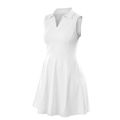Vestido corto deportivo sin mangas White Xl