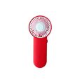 Ventilador de mano con botón lateral Roj