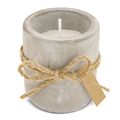 Vela aromática de cemento