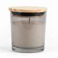 Vela con tapa de madera