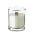 Vela de cera vegetal 80 gr mecha madera