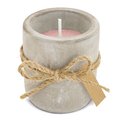 Vela aromática de cemento